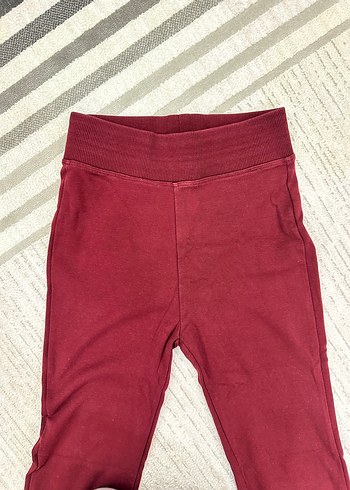 Bershka Bordo Kadın İspanyol Paça Pantolon