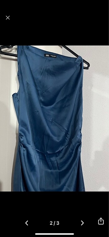 Zara Zara saten elbise