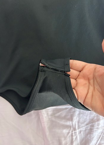 Diğer Siyah Basic Kadın çıtçıtlı Body