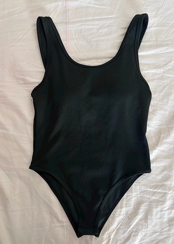 Siyah Basic Kadın çıtçıtlı Body
