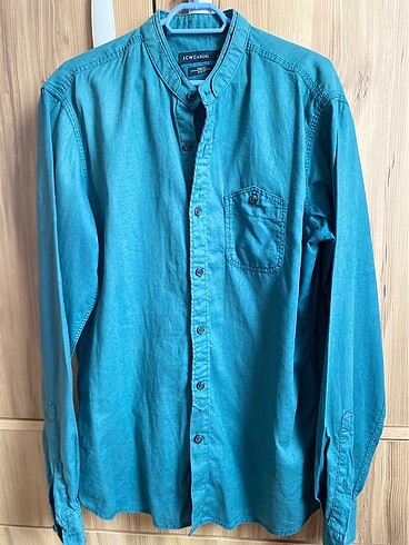 LCW ERKEK GÖMLEĞİ M SLIM FIT PETROL YEŞİLİ
