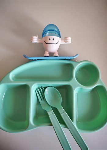 Çocuk Tabak ve Çatal Kaşık Seti - Görsel 2