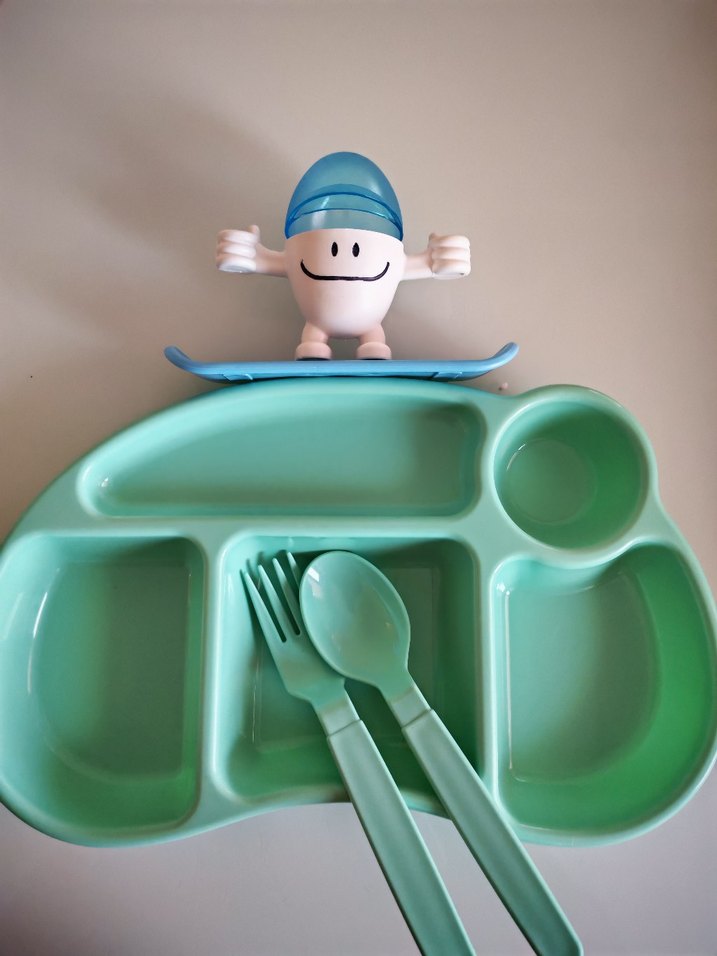 Çocuk Tabak ve Çatal Kaşık Seti - Görsel 2