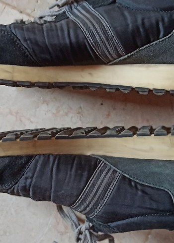 Gri Erkek Spor Ayakkabı Bağcıkları - Görsel 2