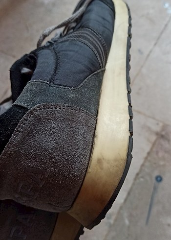 Gri Erkek Spor Ayakkabı Bağcıkları - Görsel 4