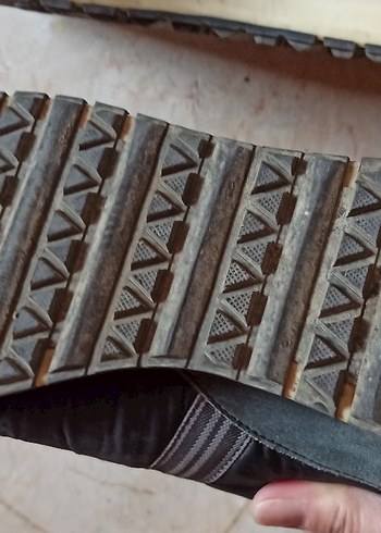 Gri Erkek Spor Ayakkabı Bağcıkları - Görsel 3