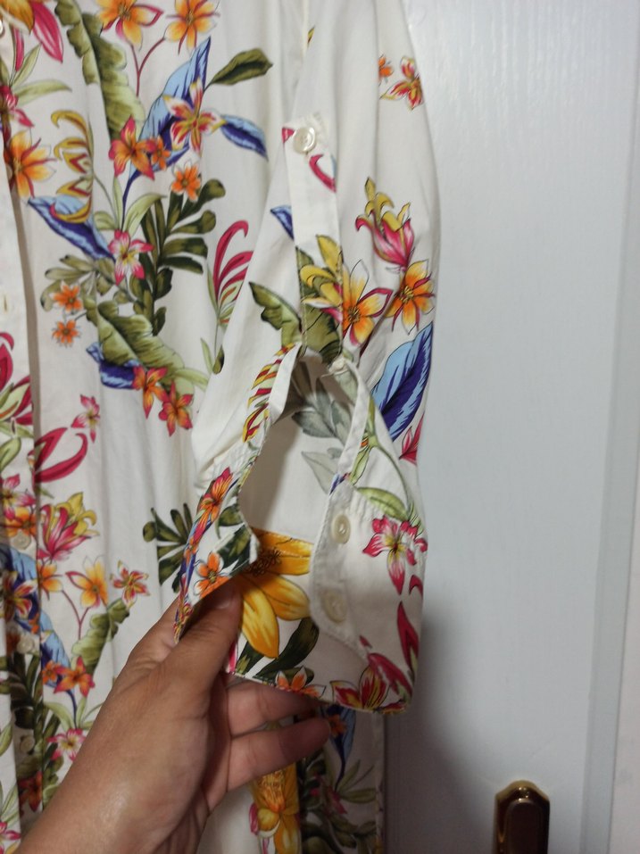 Çiçek Desenli Uzun  Tunik - Görsel 4