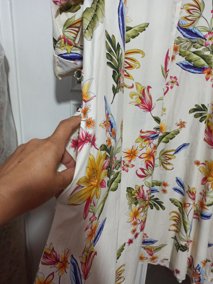 Çiçek Desenli Uzun  Tunik - Görsel 3