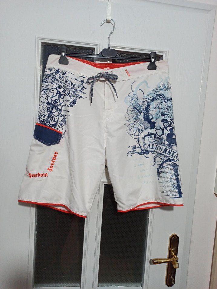 Baskılı Erkek Papyon - Beyaz ve Gri - Görsel 2