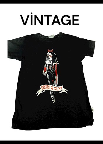 Siyah Gotik Vintage Tişört 2 adet #y2K - Görsel 4