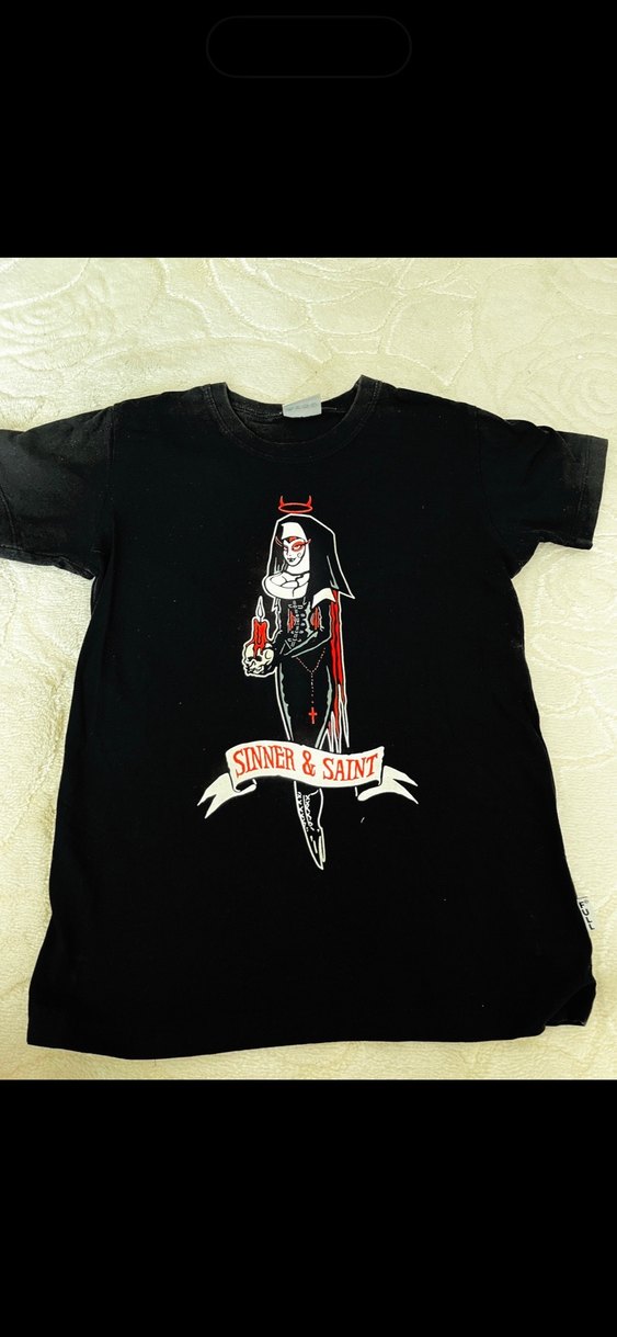 Siyah Gotik Vintage Tişört 2 adet #y2K - Görsel 3