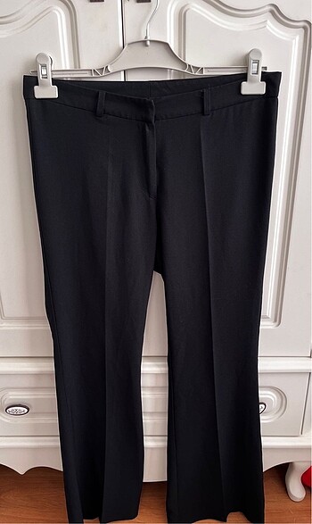 Düşük Bel İspanyol Paça Vintage pantolon M-L - Görsel 2