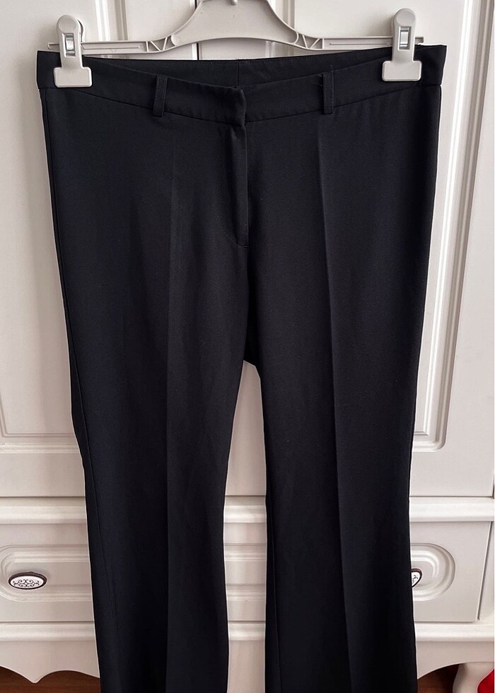 Düşük Bel İspanyol Paça Vintage pantolon M-L - Görsel 2