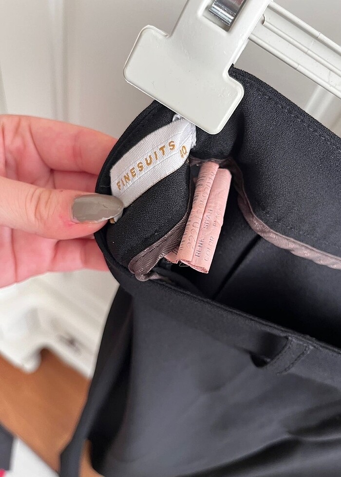 Düşük Bel İspanyol Paça Vintage pantolon M-L - Görsel 5