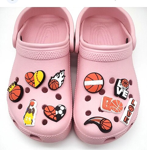 CROCS ÇEŞİTLERİ PEMBE-KREM-GRİ 37-38 - Görsel 2