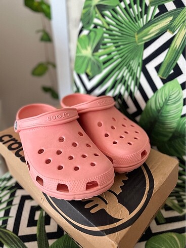 CROCS ÇEŞİTLERİ PEMBE-KREM-GRİ 37-38 - Görsel 6