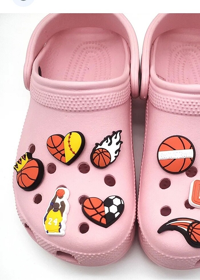 CROCS ÇEŞİTLERİ PEMBE-KREM-GRİ 37-38 - Görsel 2