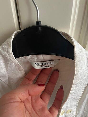 Bej Vintage Kemerli Gömlek S-M - Görsel 3