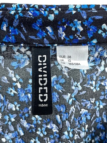 38 Beden mavi Renk H&M Günlük Elbise %70 İndirimli.