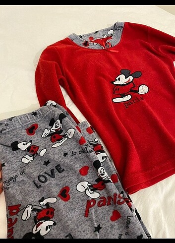 Kadın polar pijama  - Görsel 6