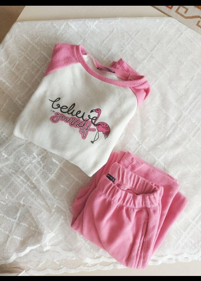Kadın polar pijama  - Görsel 3