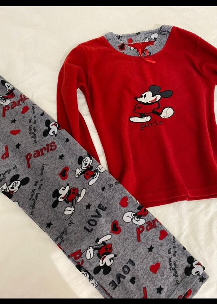 Kadın polar pijama  - Görsel 4