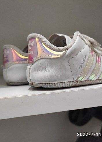20 Beden beyaz Renk Adidas çocuk bebek ayakkabısı 20/21
