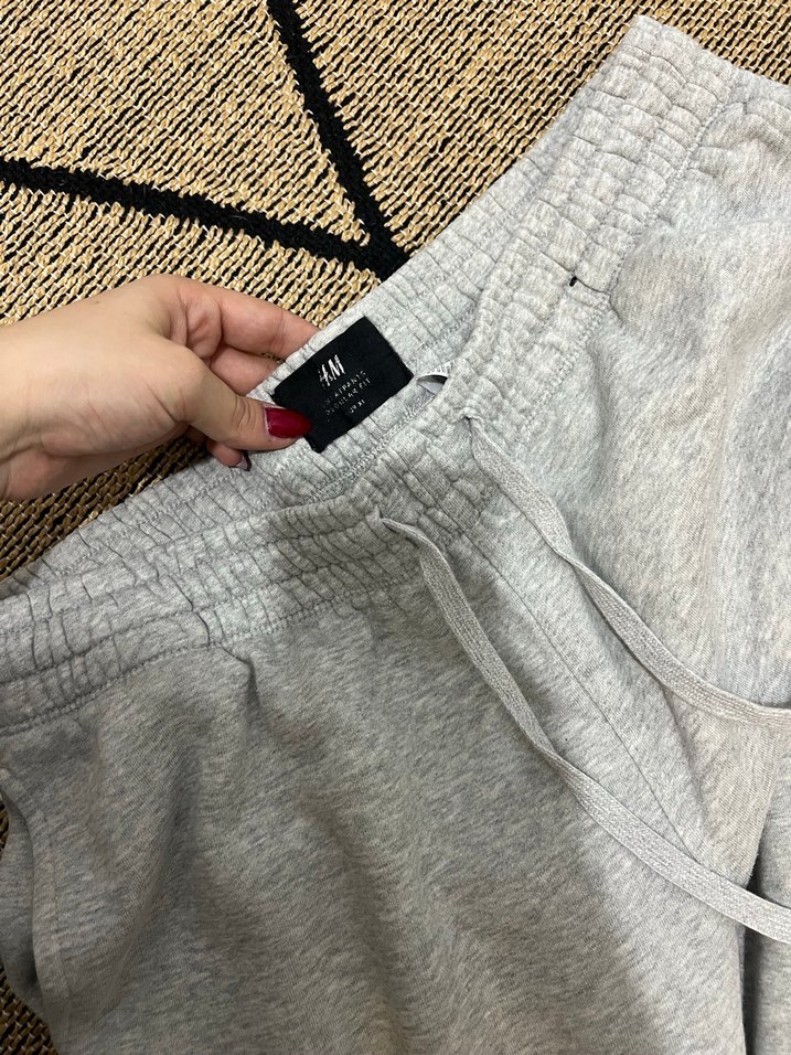 Gri erkek Rahat Kesim Eşofman Altı - Görsel 2