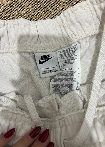 Nike Erkek Beyaz Rahat Eşofman Altı - Görsel 3