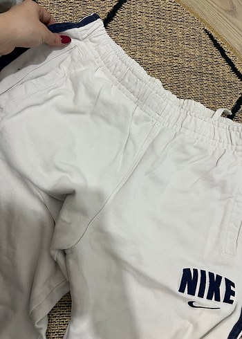 Nike Erkek Beyaz Rahat Eşofman Altı - Görsel 4