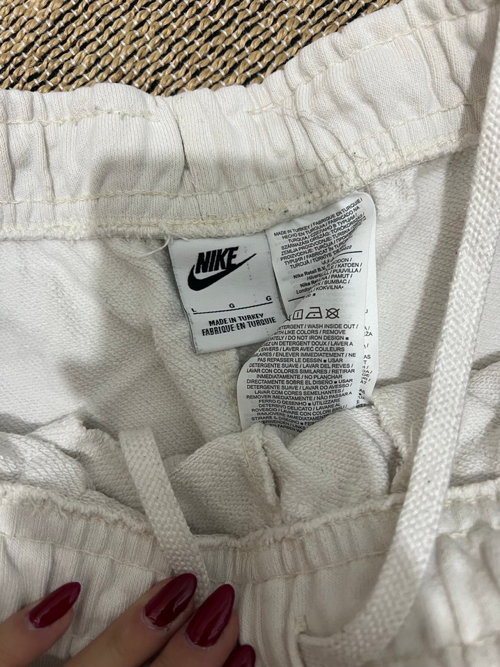 Nike Erkek Beyaz Rahat Eşofman Altı - Görsel 3