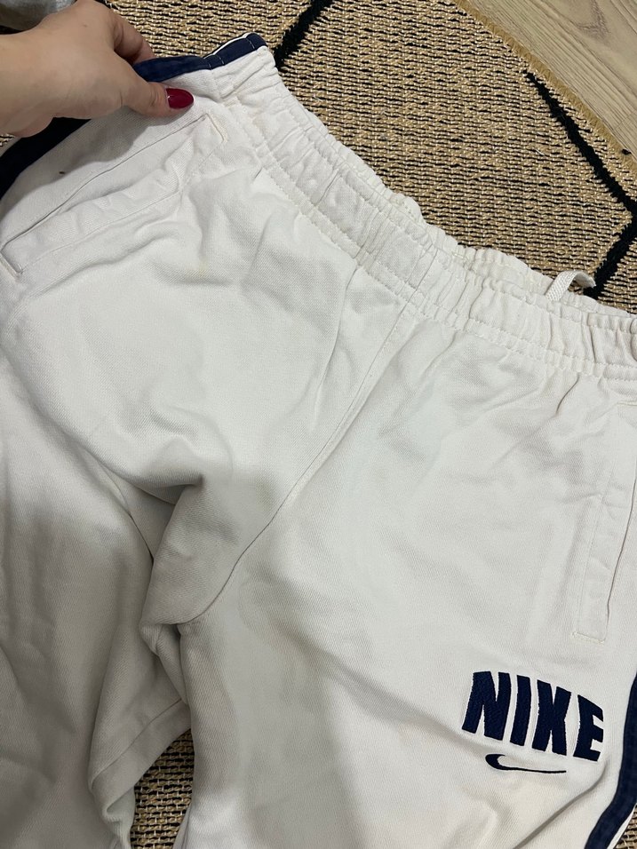 Nike Erkek Beyaz Rahat Eşofman Altı - Görsel 4