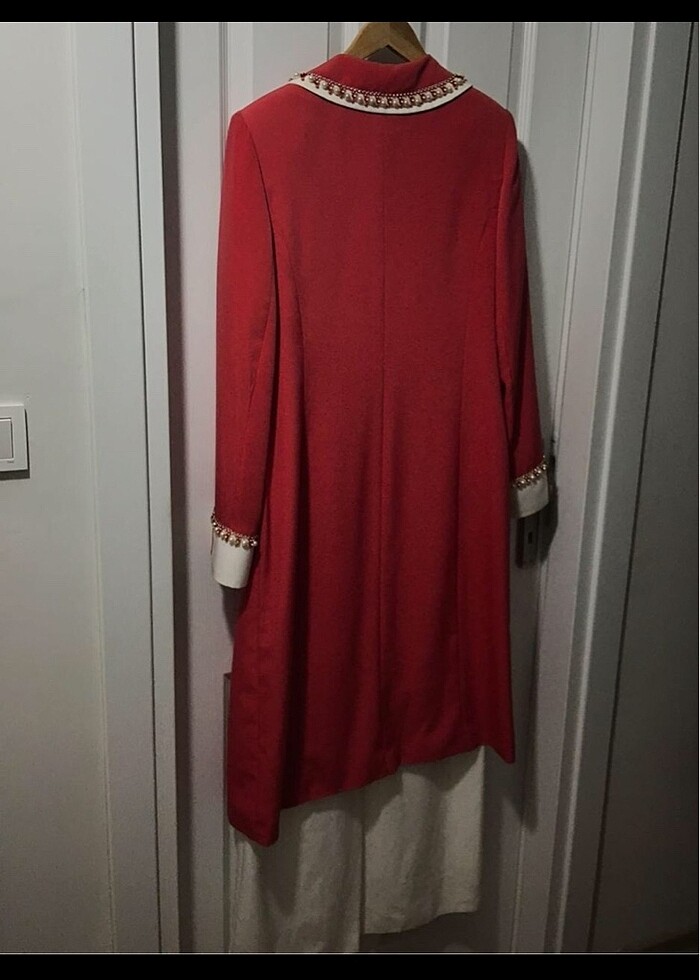 Nar çiçeği tesettür abiye - Görsel 5