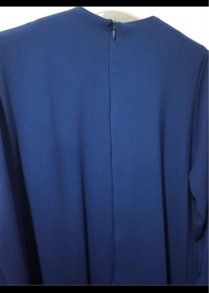 Lacivert tesettür abiye - Görsel 4