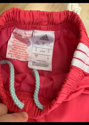 18-24 Ay Beden Kız Çocuk Renkli Kapüşonlu Eşofman Takımı