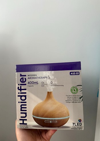 Diğer Ahşap Görünümlü 400ml Aromaterapi Nemlendirici
