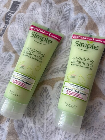 Simple pürüzsüzleştirici peeling