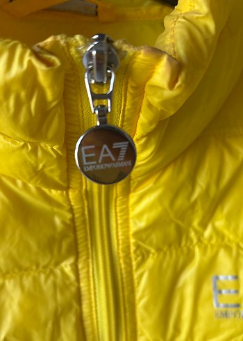 xs Beden sarı Renk Sarı Fermuarlı İnce Kadın Mont