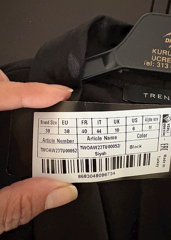 Trendyol & Milla Siyah Kadın Uzun Kollu Midi Tulum