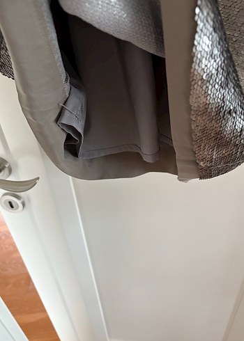 Banana Republic Gri Drapeli Mini Straplez Abiye Elbise