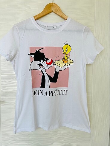 Kadın Sylvester Tweety Baskılı Tişört