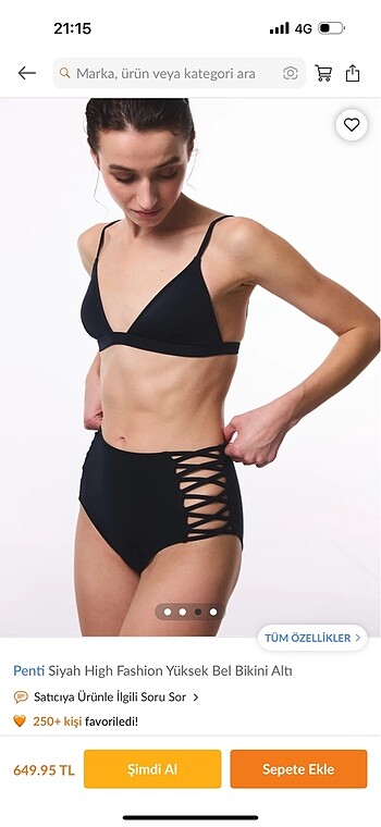 Penti Penti bikini altı