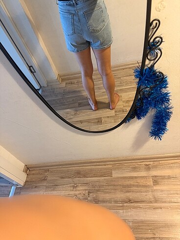 Kadın Kot şort - Görsel 6