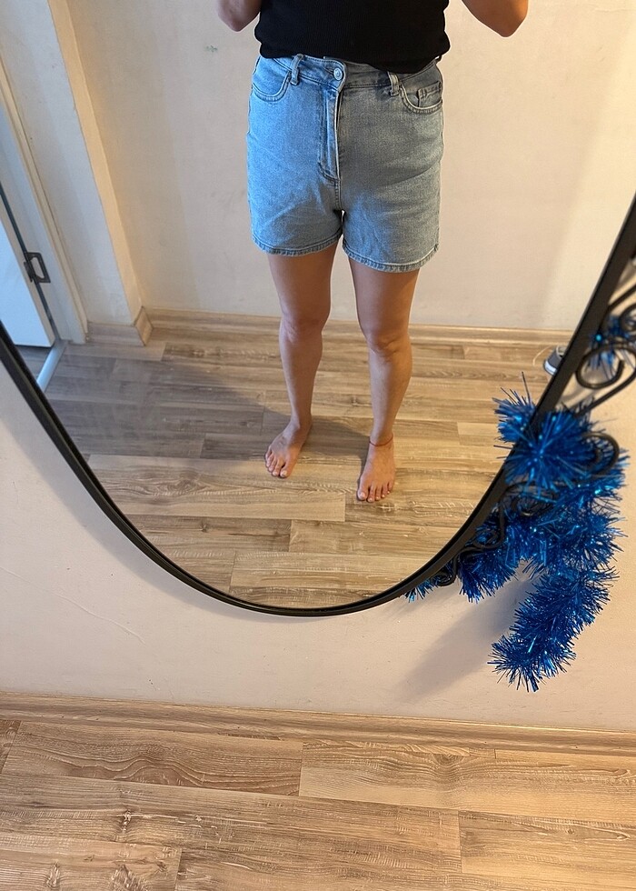 Kadın Kot şort - Görsel 4