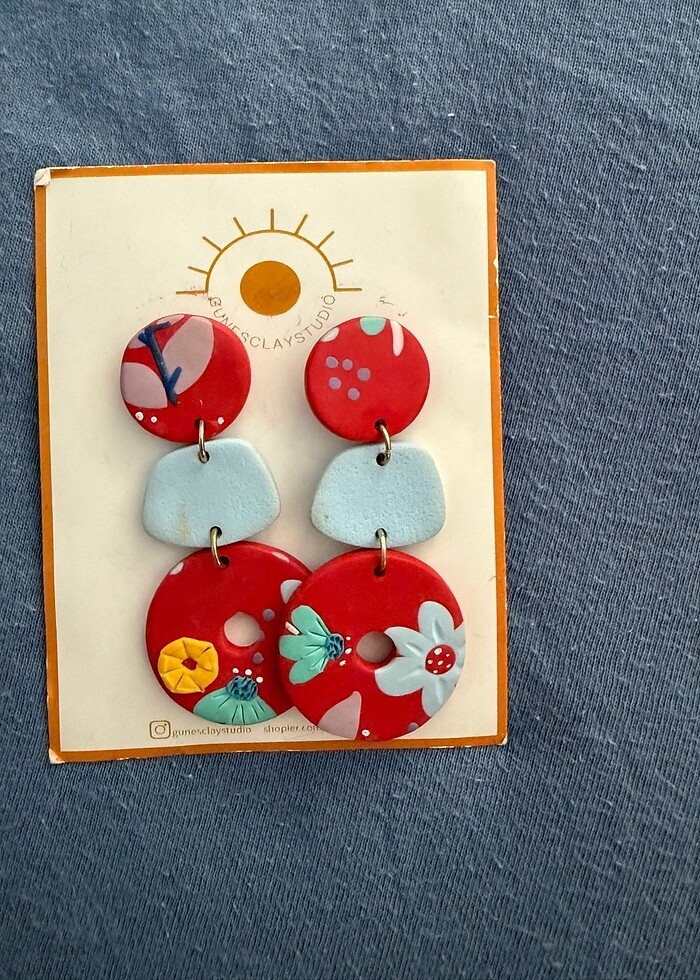 El yapımı küpe - Görsel 4