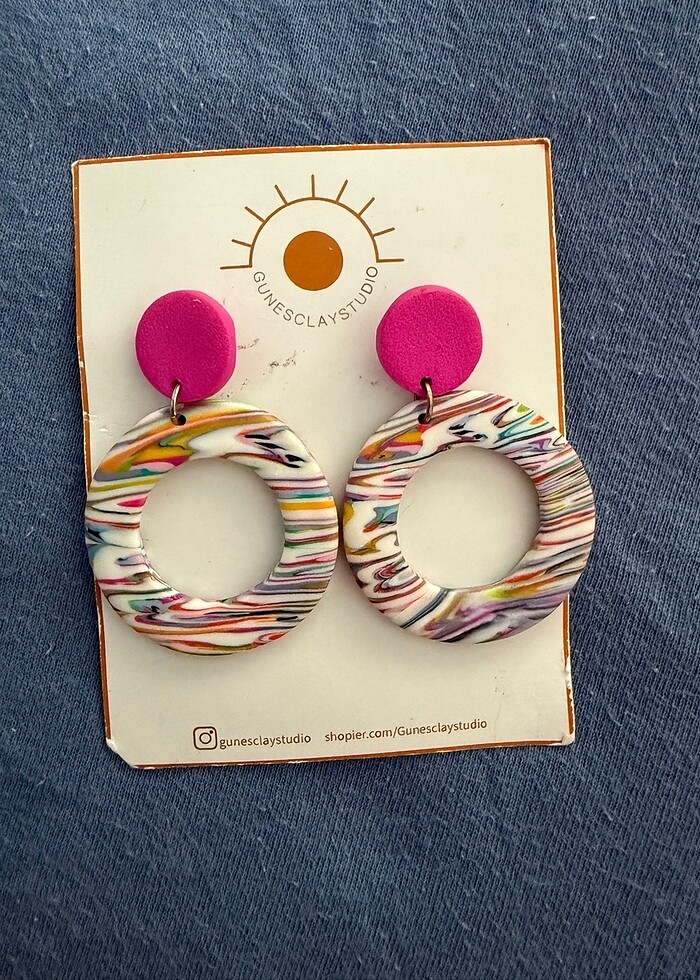 El yapımı küpe - Görsel 5