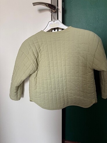 Fluffyboon marka su yeşili kapitone çeket - Görsel 7