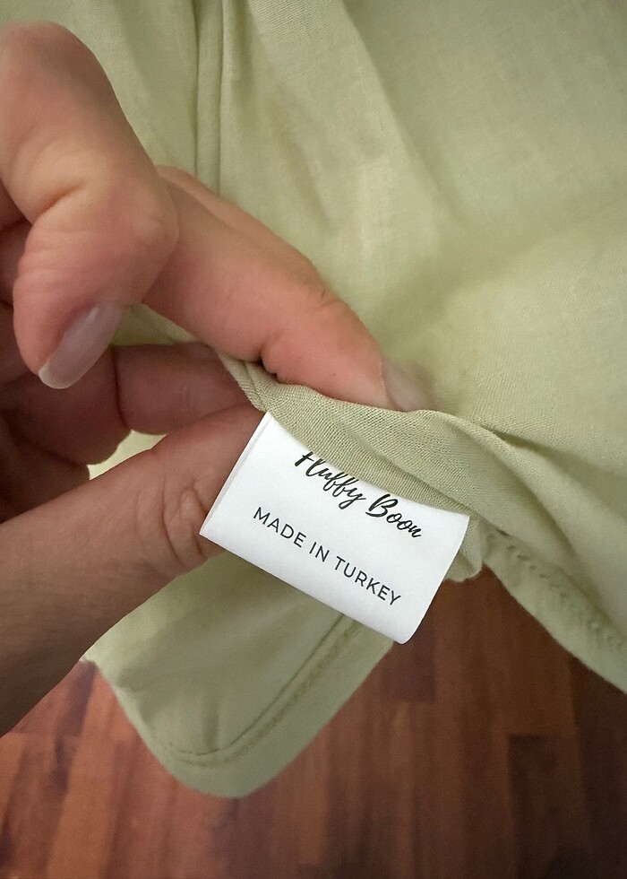 Fluffyboon marka su yeşili kapitone çeket - Görsel 5