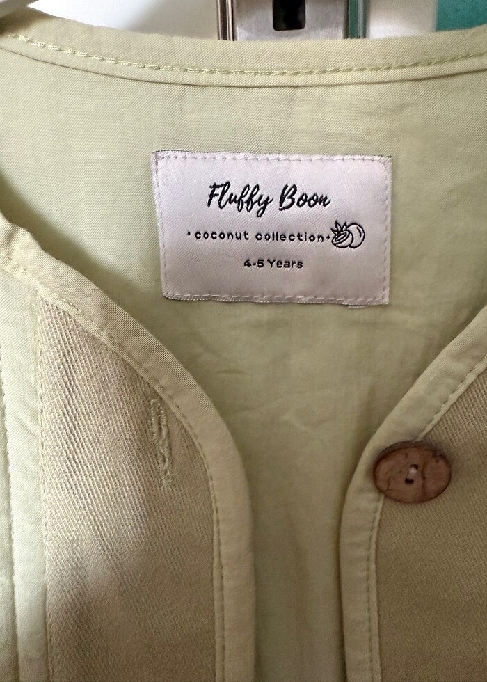 Fluffyboon marka su yeşili kapitone çeket - Görsel 2