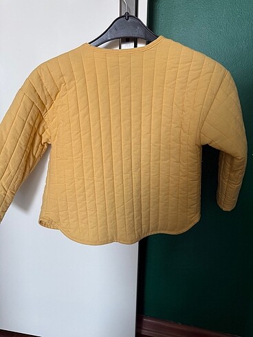 Fluffyboon marka sarı kapitone ceket - Görsel 6